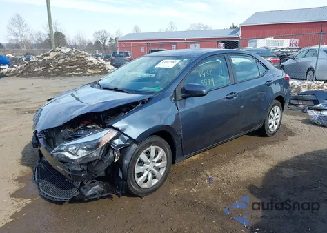2016 Toyota Corolla Le z USA, uszkodzony, nr VIN 2T1BURHE5GC636432